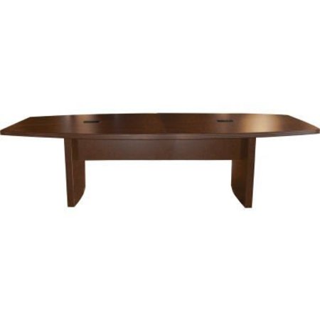 SAFCO Safco® 6' Boat-Shaped Conference Table Mocha - Aberdeen Series ACTB6LDC